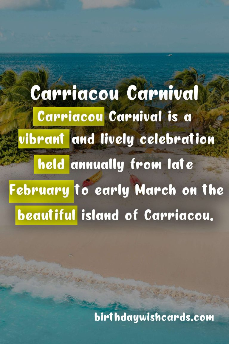 Experience the Vibrant Celebration of Carriacou Carnival