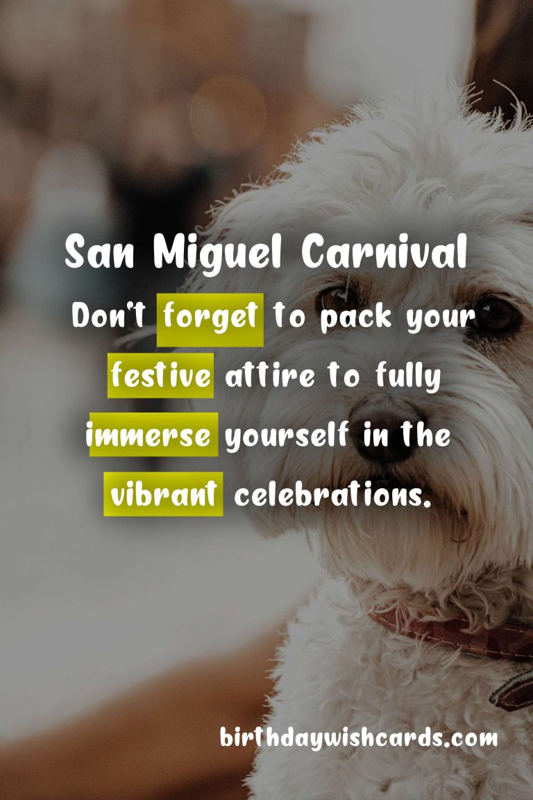 Celebrate the Festivities: Experience the Thrills of San Miguel Carnival (November)