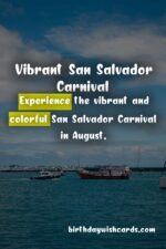 Birthday Wish Cards | Celebrate the Festivities: Experience the Thrills of San Miguel Carnival (November)