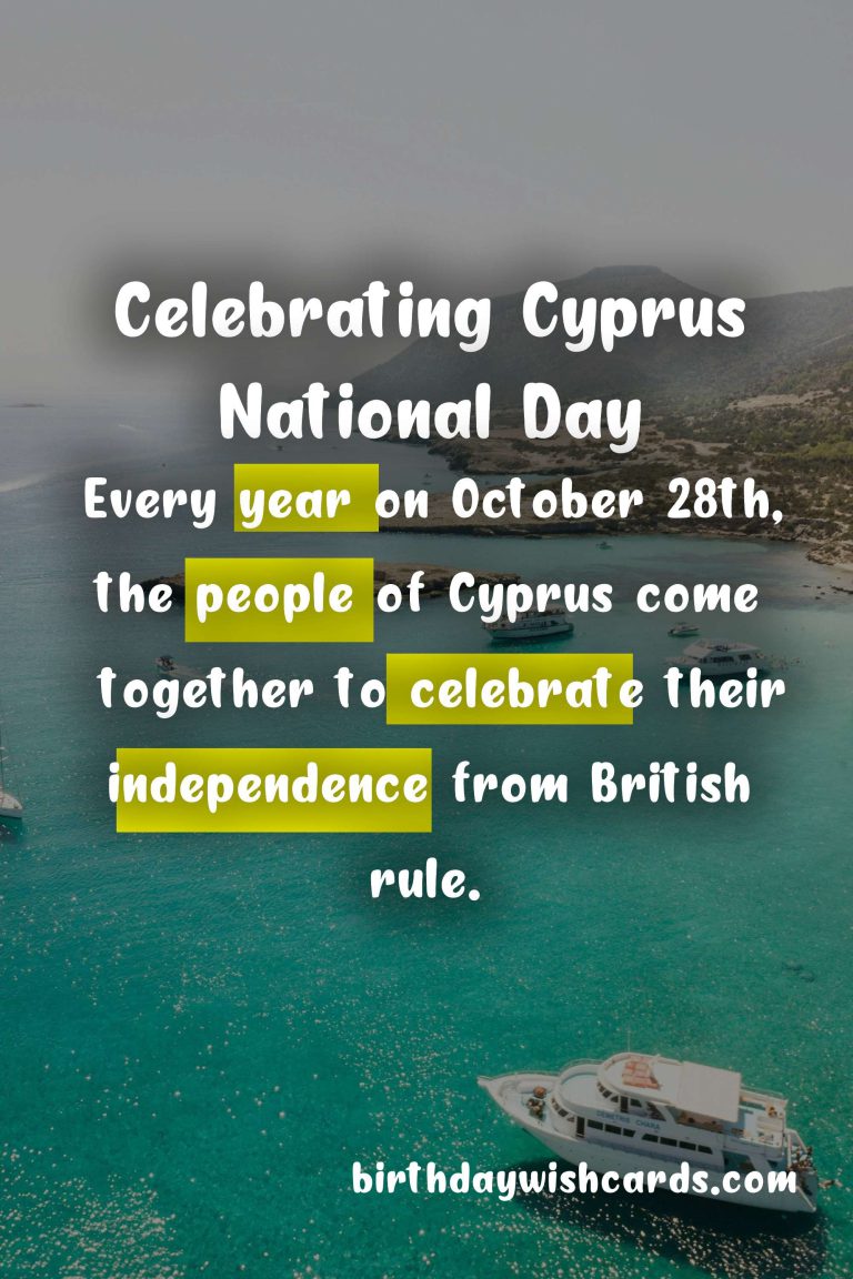 Cyprus National Day: Celebrating the History of a Resilient Country