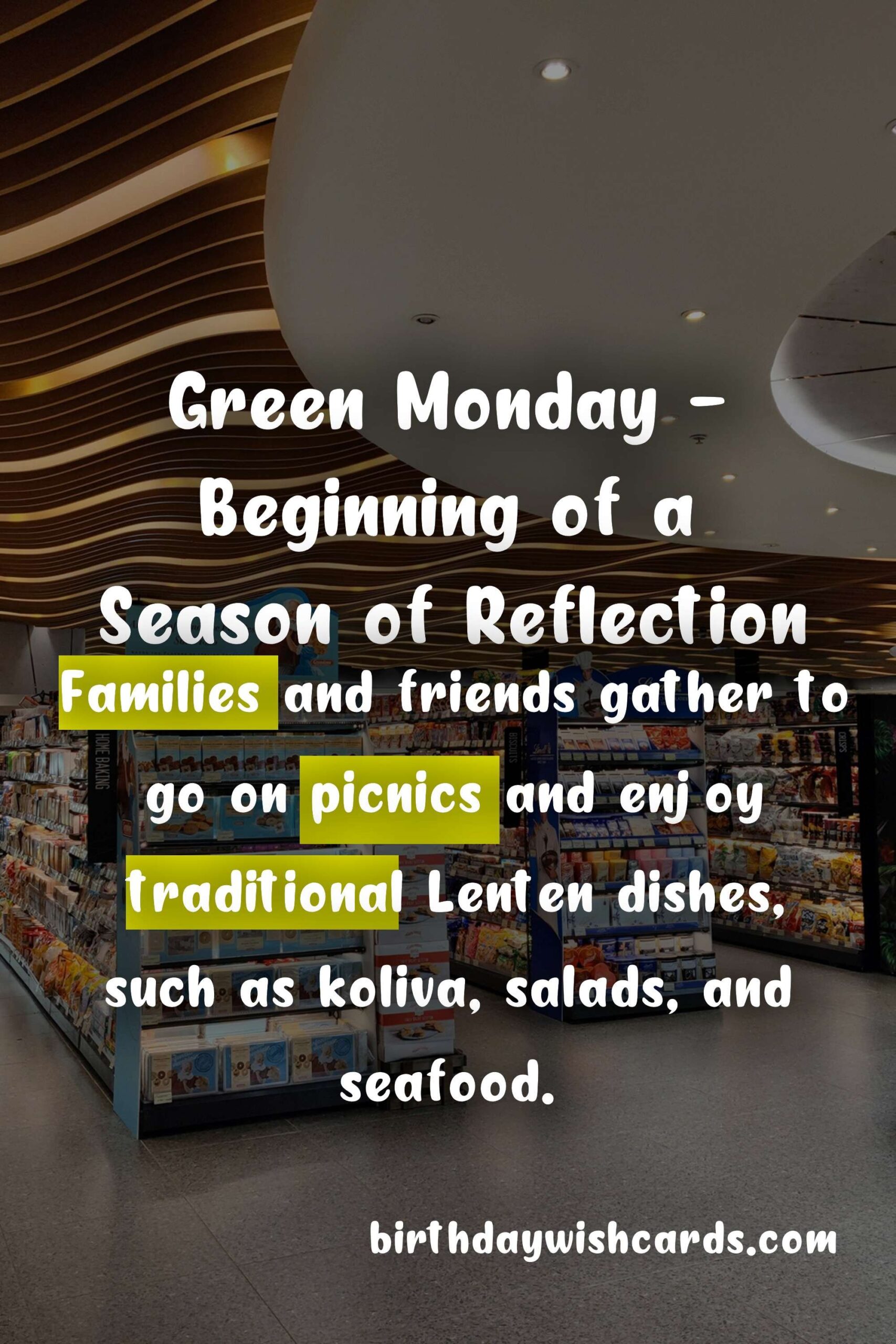 Birthday Wish Cards | Green Monday - The Start of Lent and Its Significance