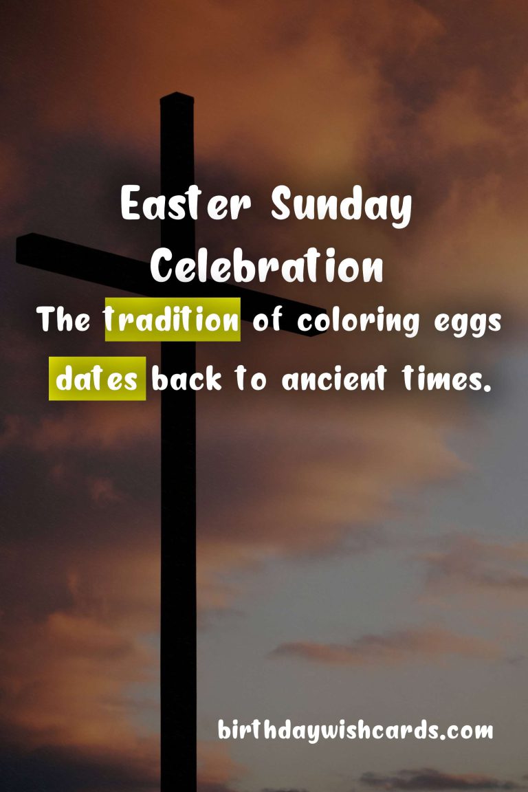Celebrate Easter Sunday – April 19th with Fun and Joy