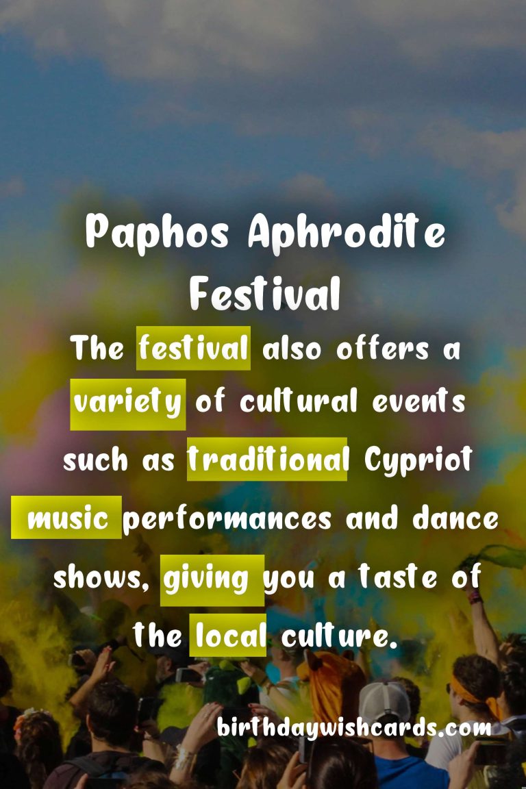Experience the Magical Paphos Aphrodite Festival with Opera Performances in July/August