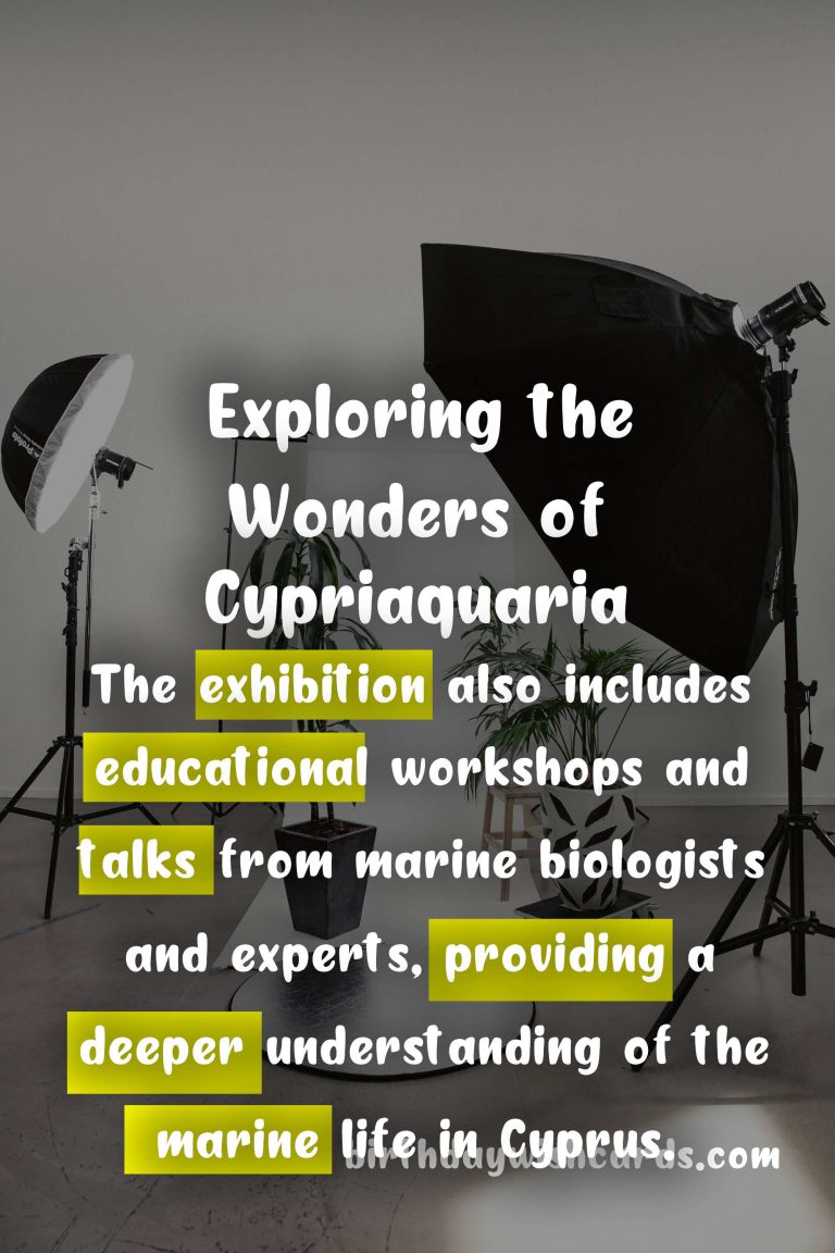Cypriaquaria: Exploring the Wonders of the Underwater World Through Photography