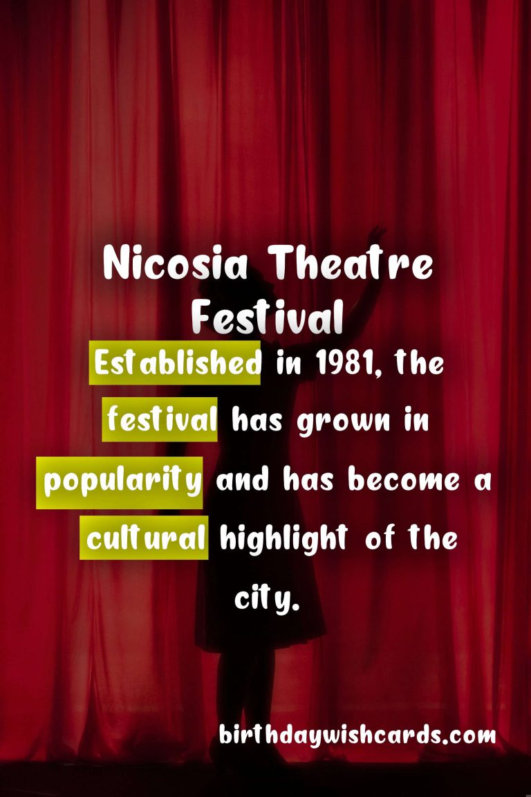 Nicosia Theatre Festival – October 2021: A Celebration of Theatre Arts, Culture, and Diversity