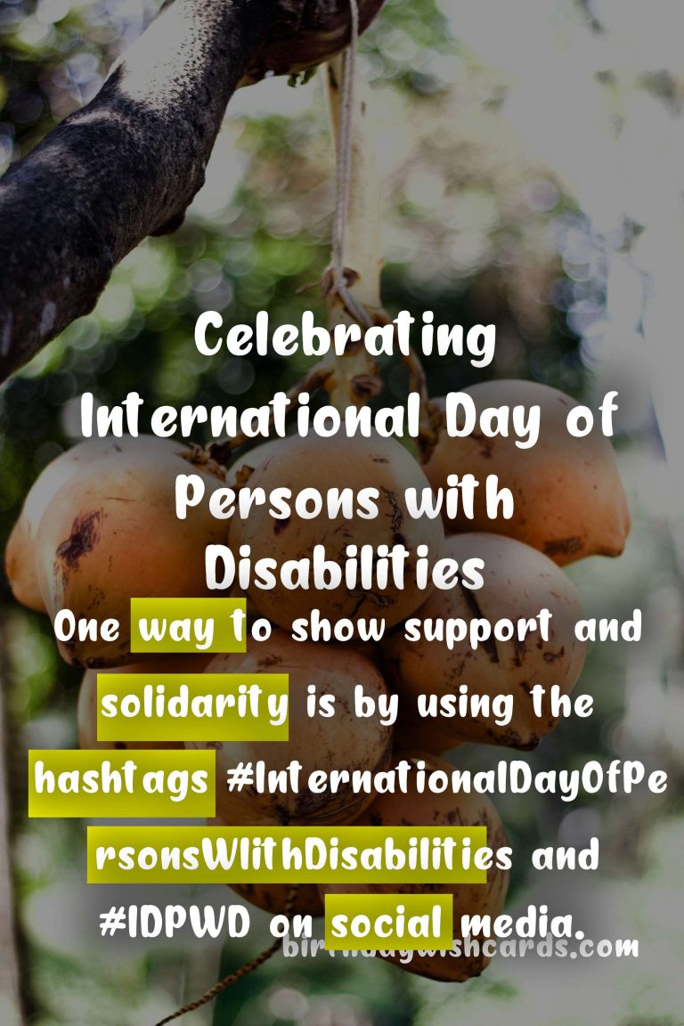 Celebrating International Day of Persons with Disabilities – December 3rd