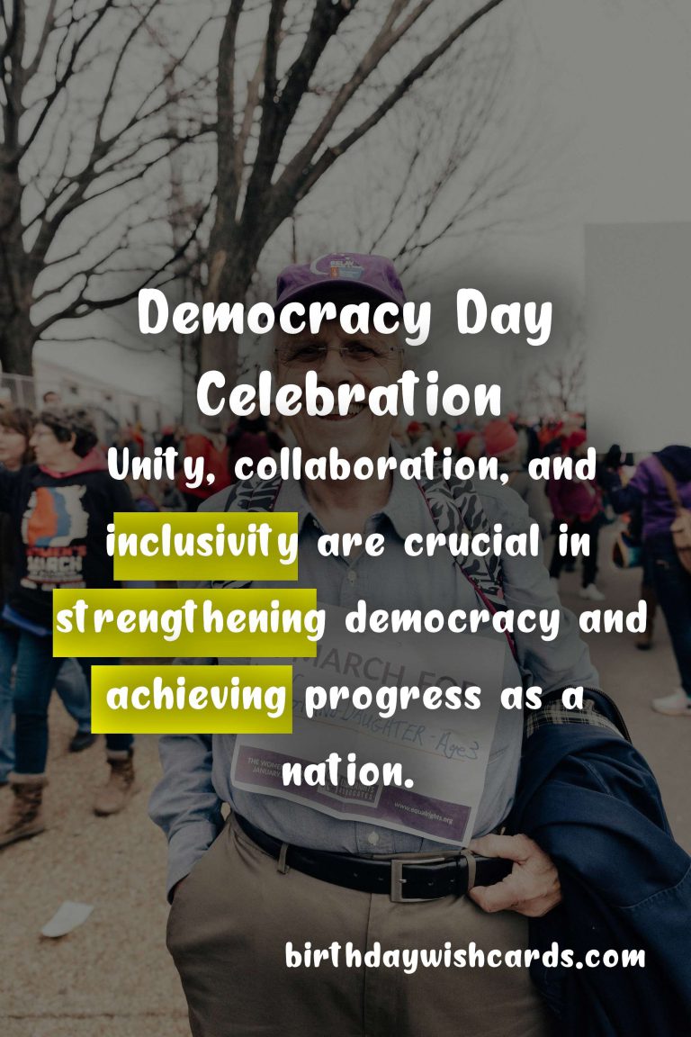 Democracy Day – May 29: A Celebration of Freedom and Democracy