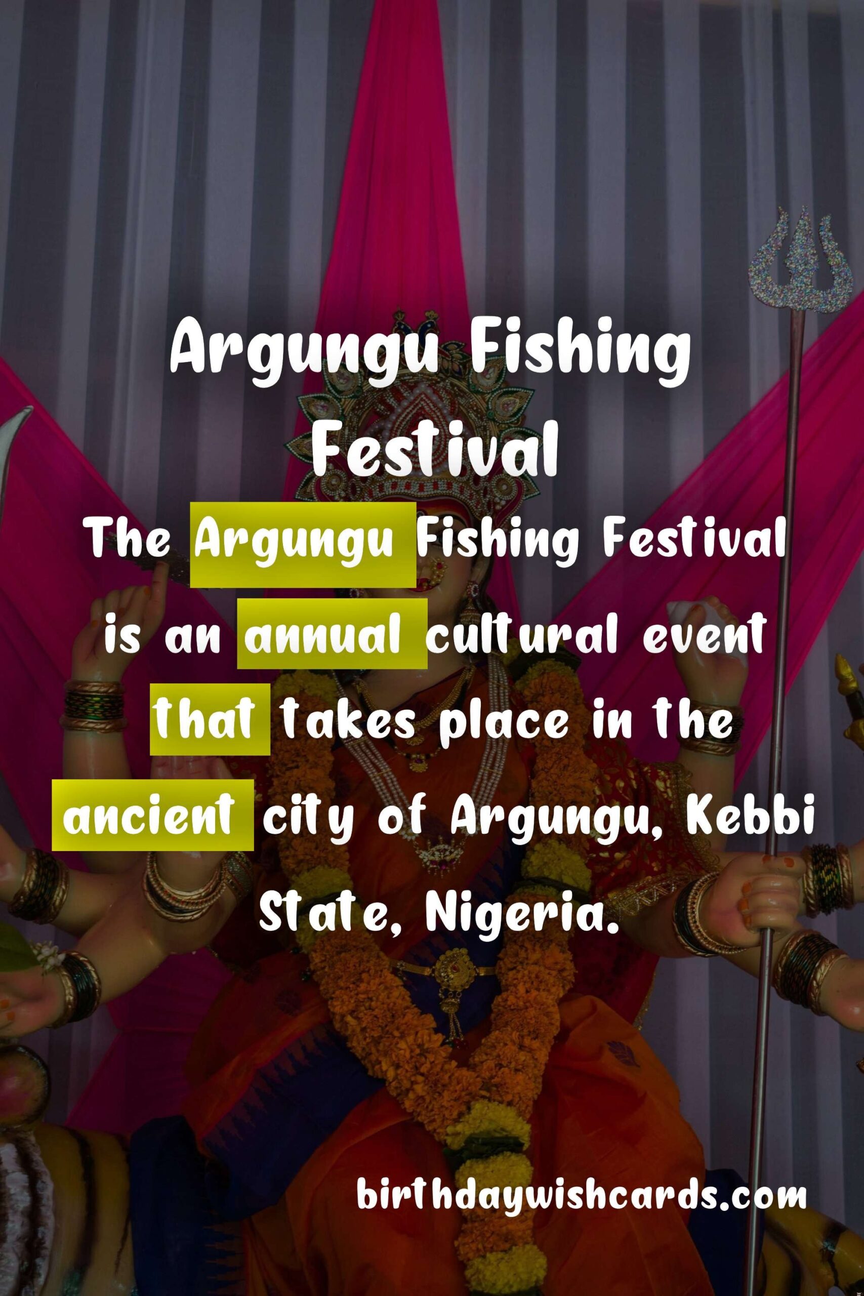 Birthday Wish Cards | Argungu Fishing Festival - February 14 - February 18