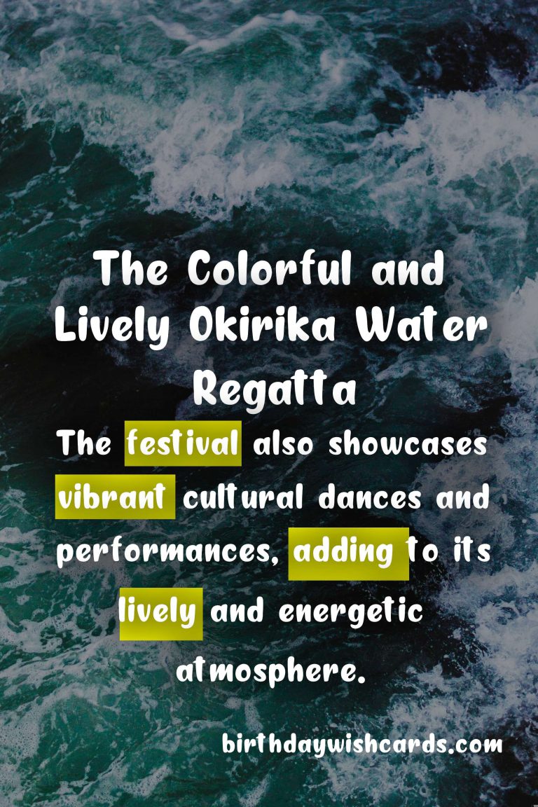 Experience the Excitement of the Okirika Water Regatta – August 25