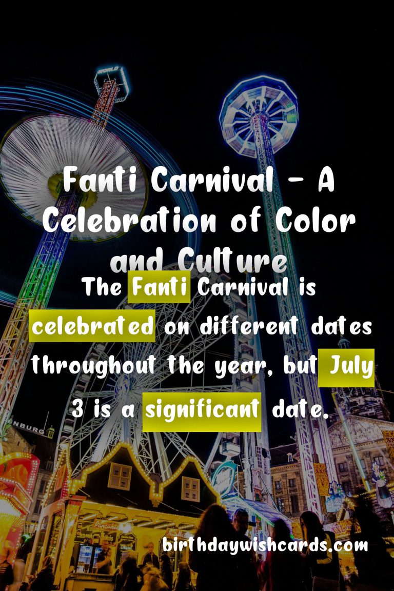 Fanti Carnival – July 3: Celebrating Tradition and Unity