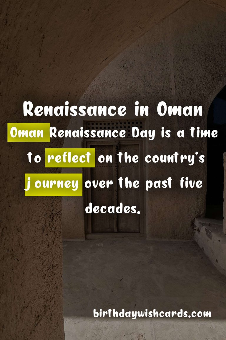 Oman Renaissance Day: Celebrating the National Holiday of July 23rd