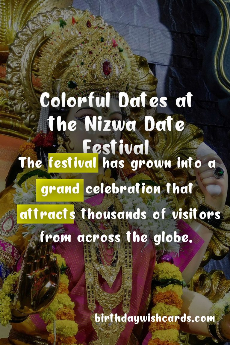 Experience the Cultural Splendor at the Nizwa Date Festival – July/August
