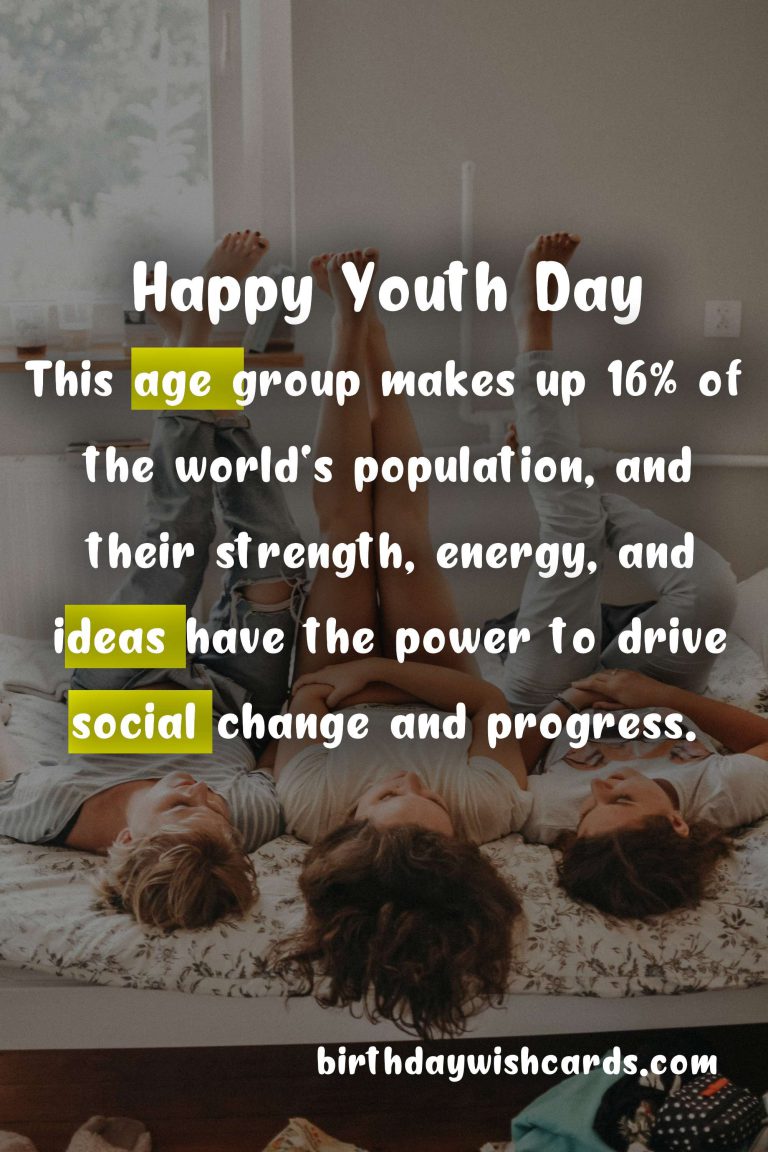 Youth Day: Celebrating the Future on October 26th