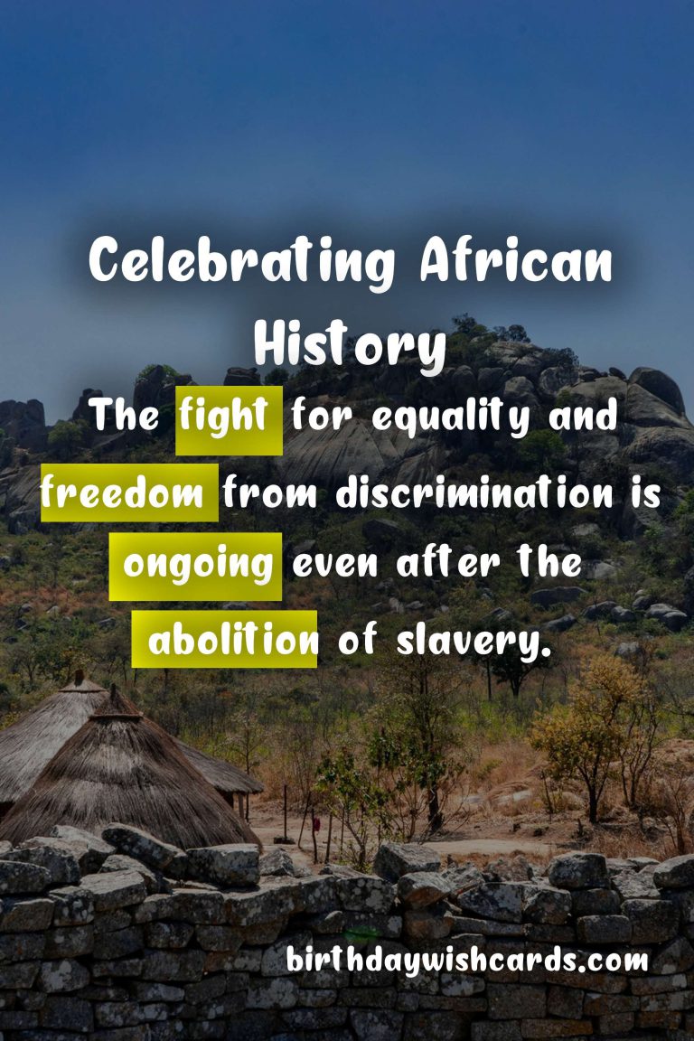 Emancipation Day – Celebrating the End of Slavery