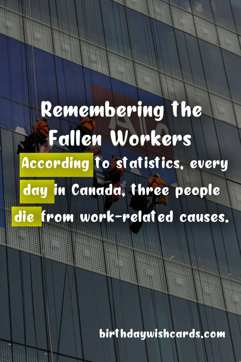 National Day of Mourning – October 21