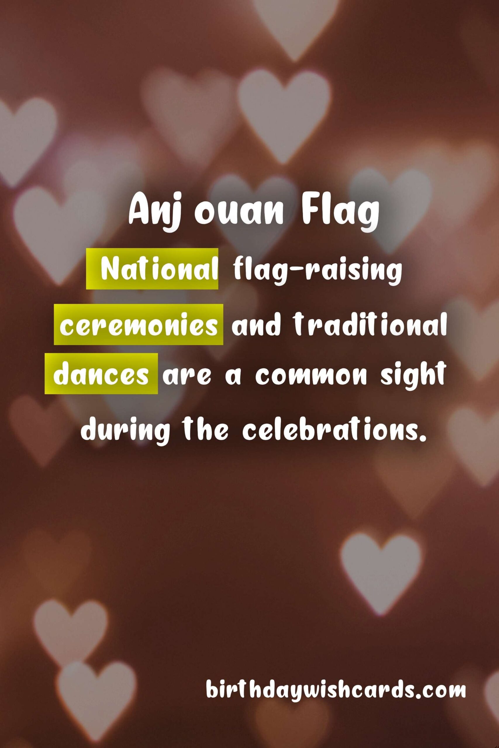 Birthday Wish Cards | Anjouan National Day: Celebrating Independence from France since 1975