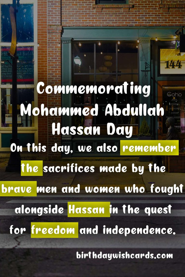 Celebrate Mohammed Abdullah Hassan Day – Commemorating Somali Independence Leader