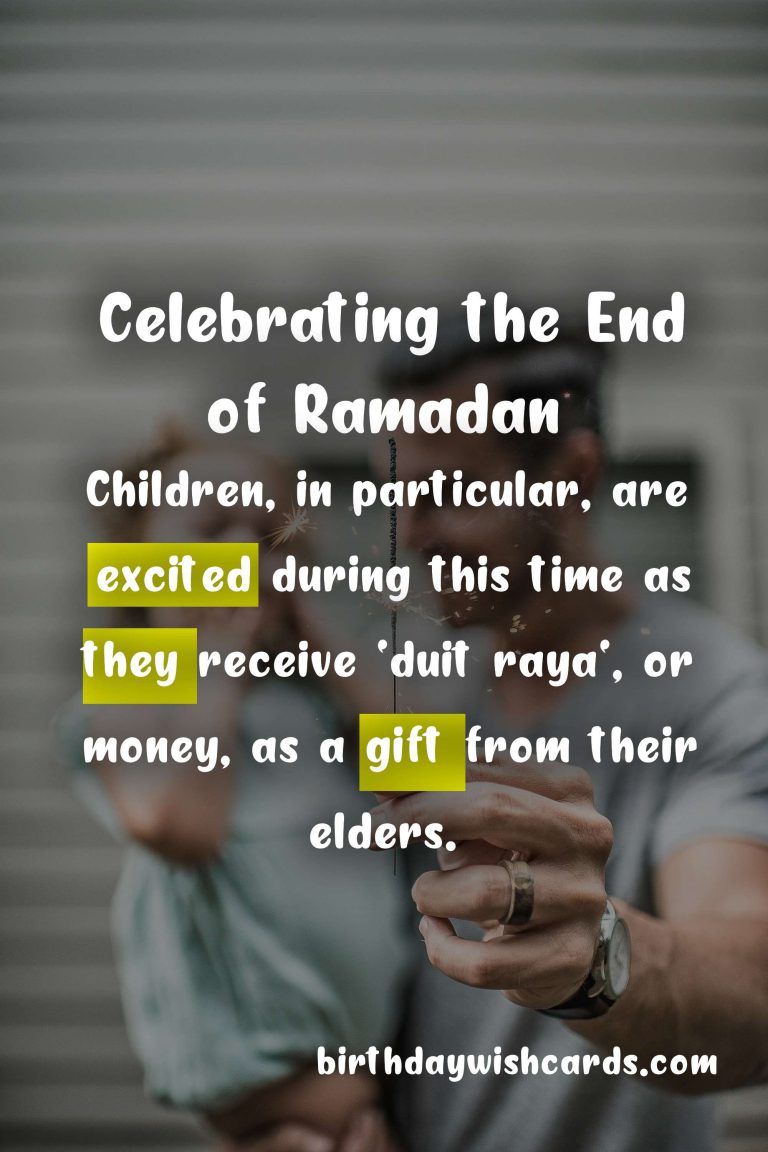 Hari Raya Aidilfitri: Celebrating the End of Ramadan