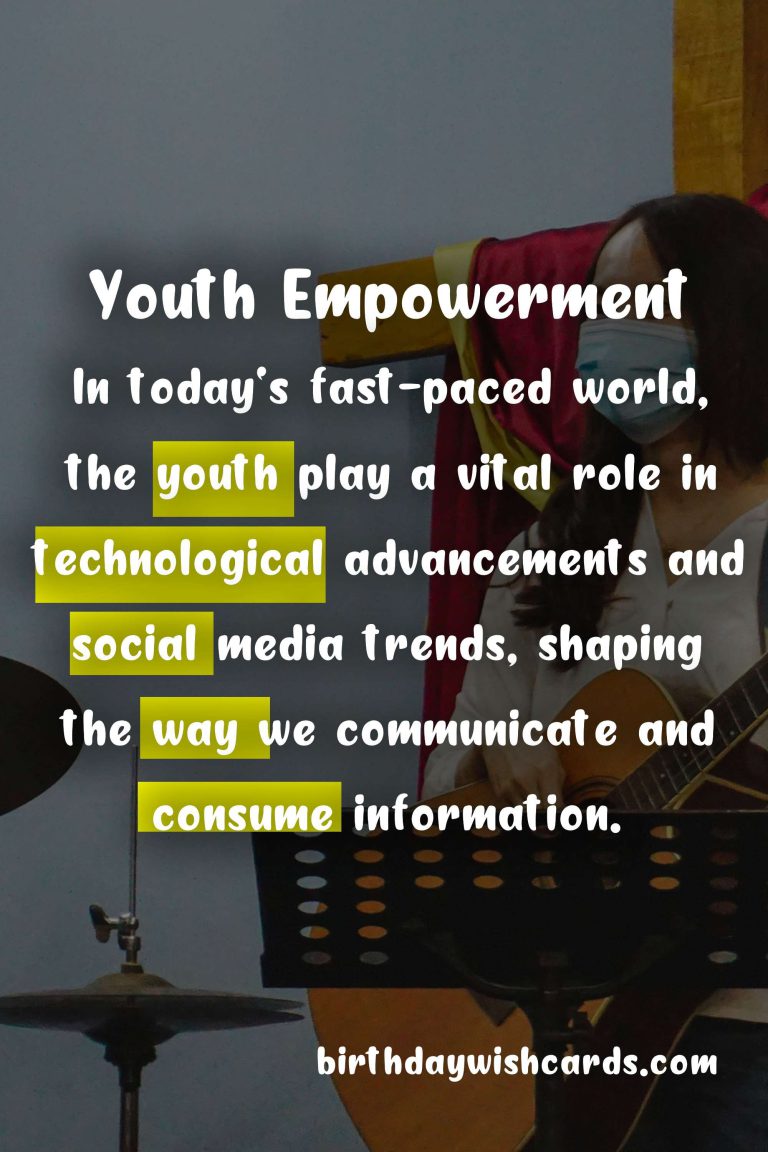 Celebrating Youth Day: A Look at the Importance and Impact of October 18th