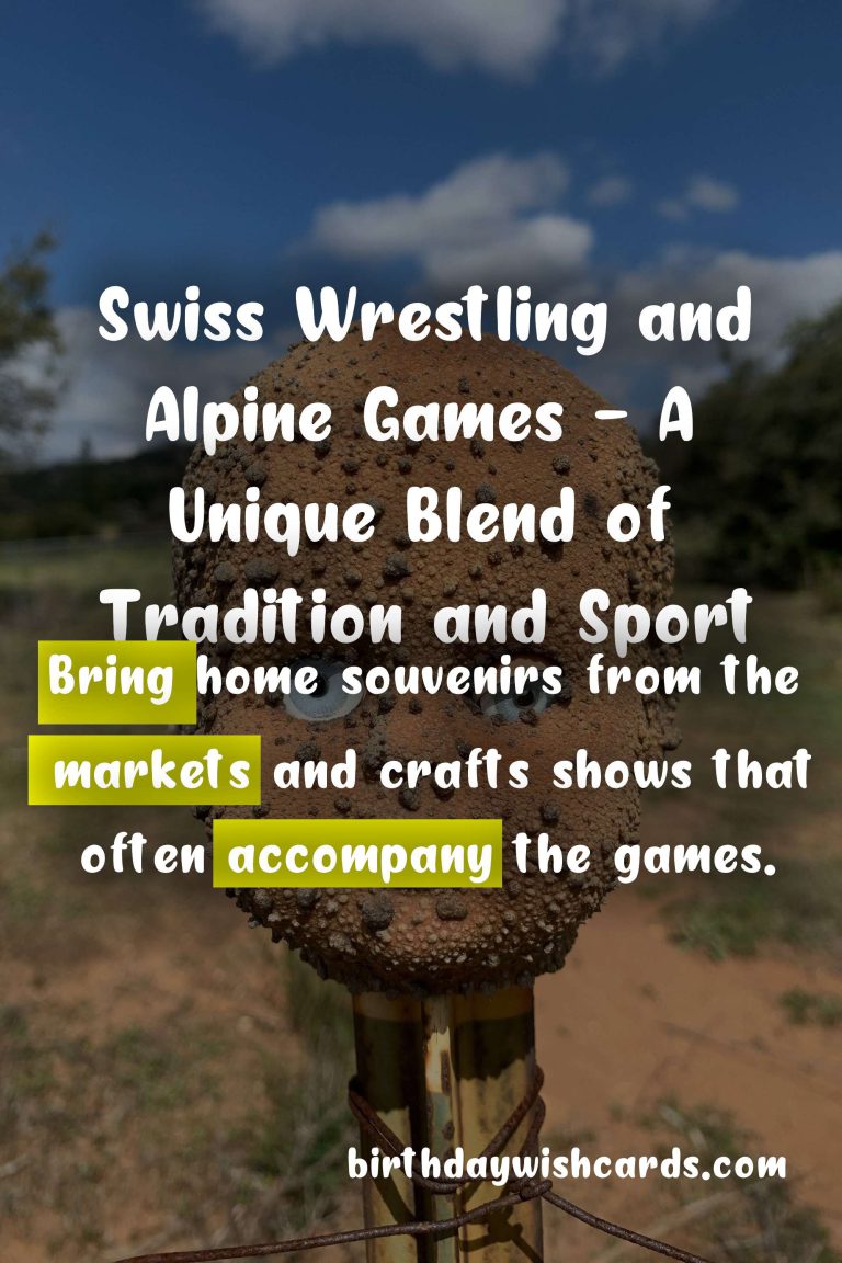 Experience Fierce Competitions and Cultural Festivals at Swiss Wrestling and Alpine Games October