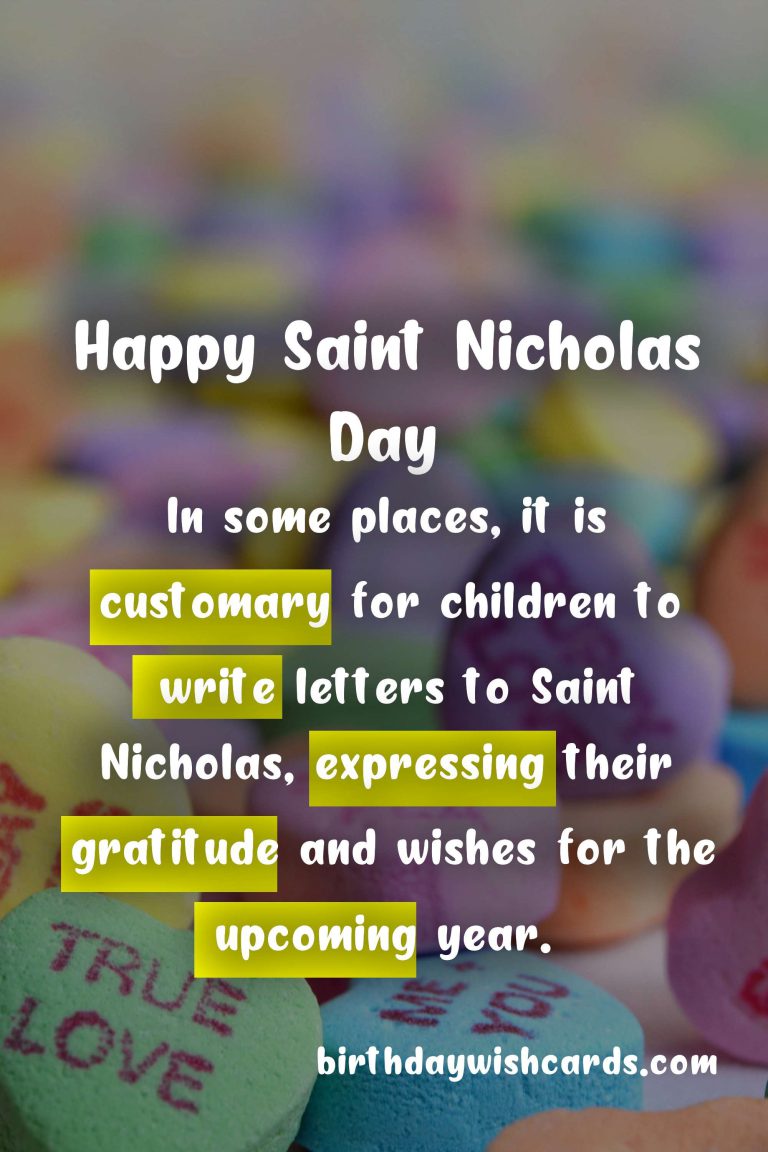 Celebrate Saint Nicholas Day – December 6th in Style
