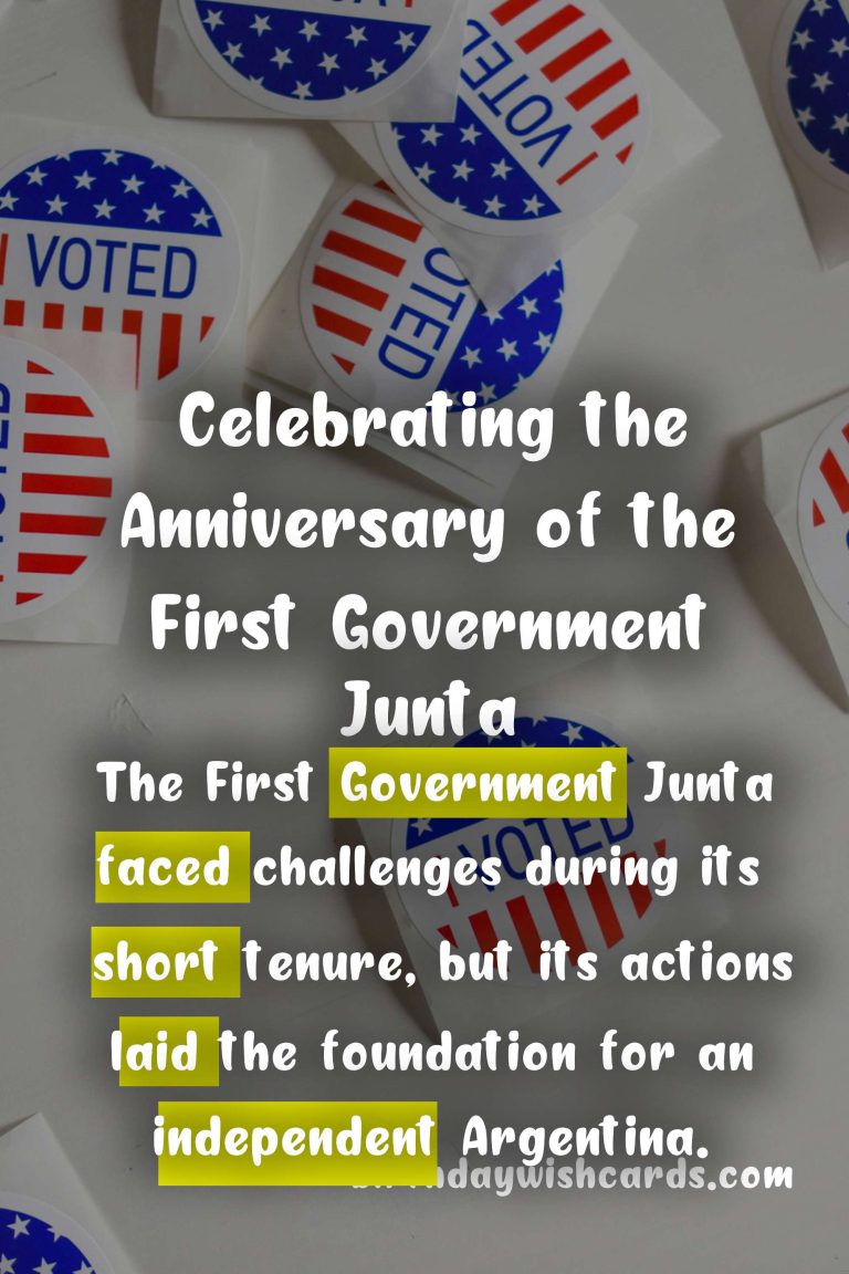 Celebrating the Anniversary of the First Government Junta: May 25