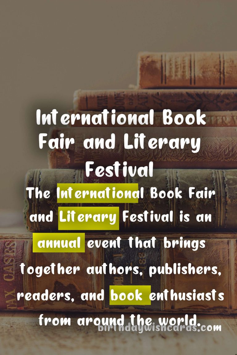 International Book Fair and Literary Festival – February