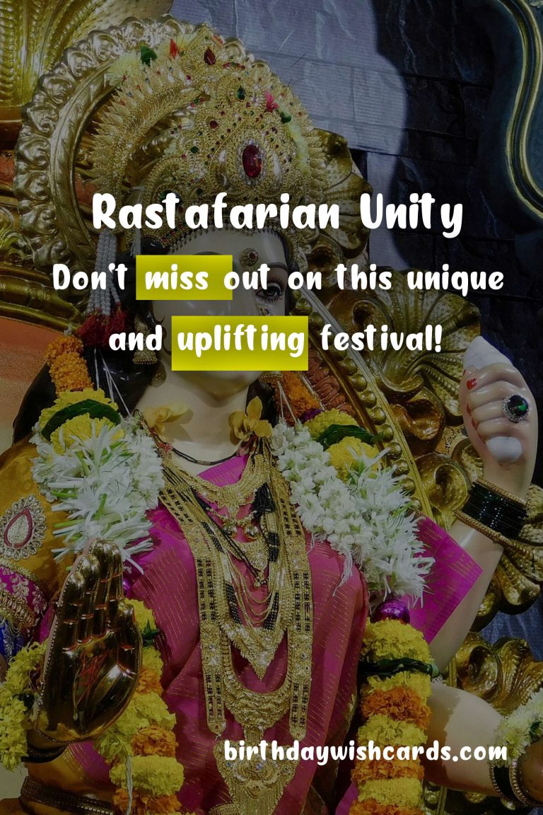 Rastafarian Cultural Festival – April