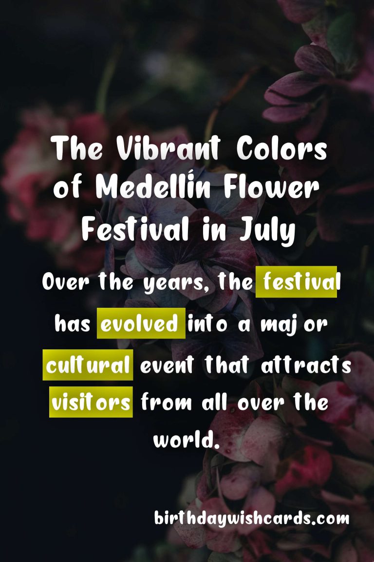 The Vibrant Colors of Medellín Flower Festival in July