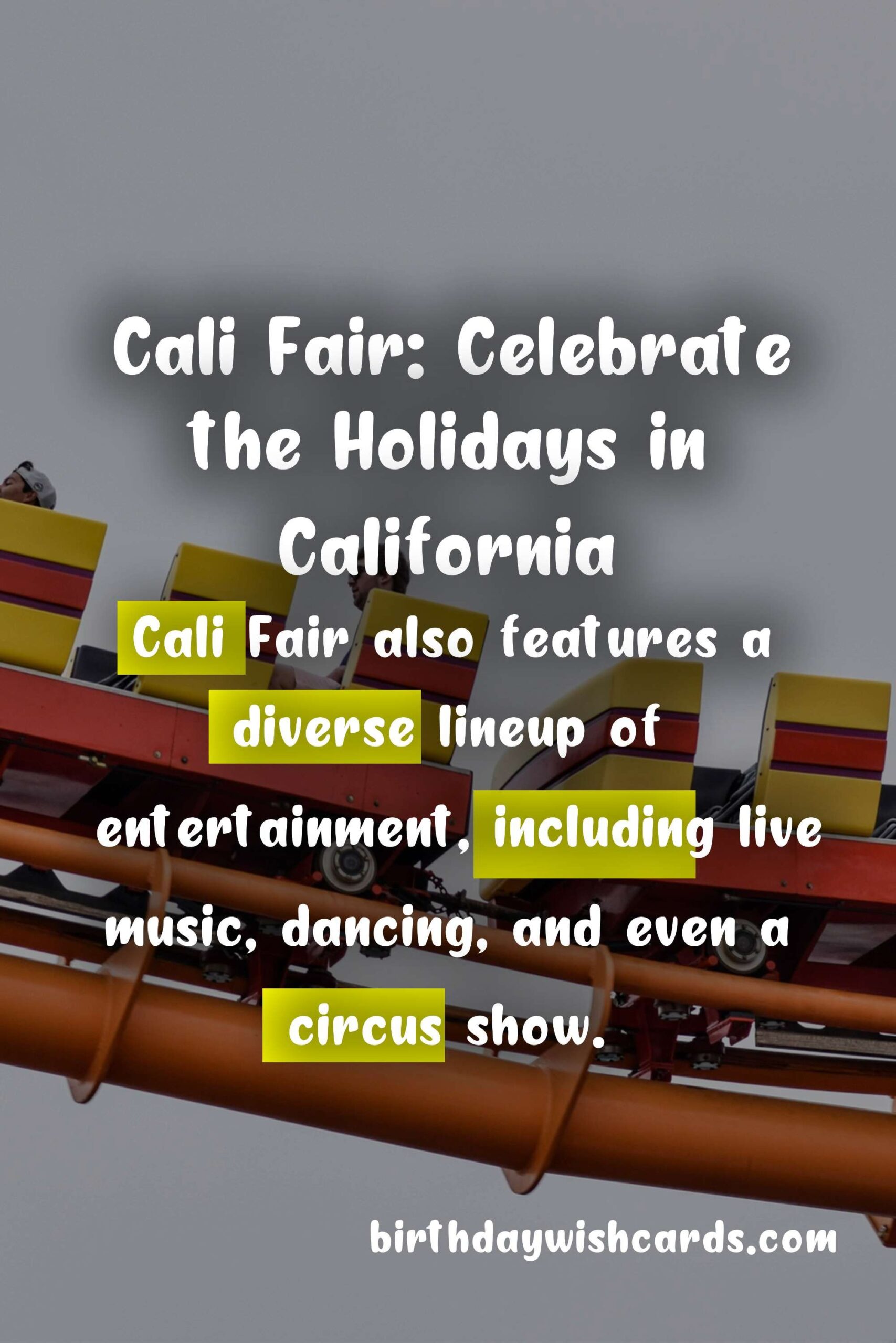 Birthday Wish Cards | Celebrate the Holiday Season at Cali Fair!
