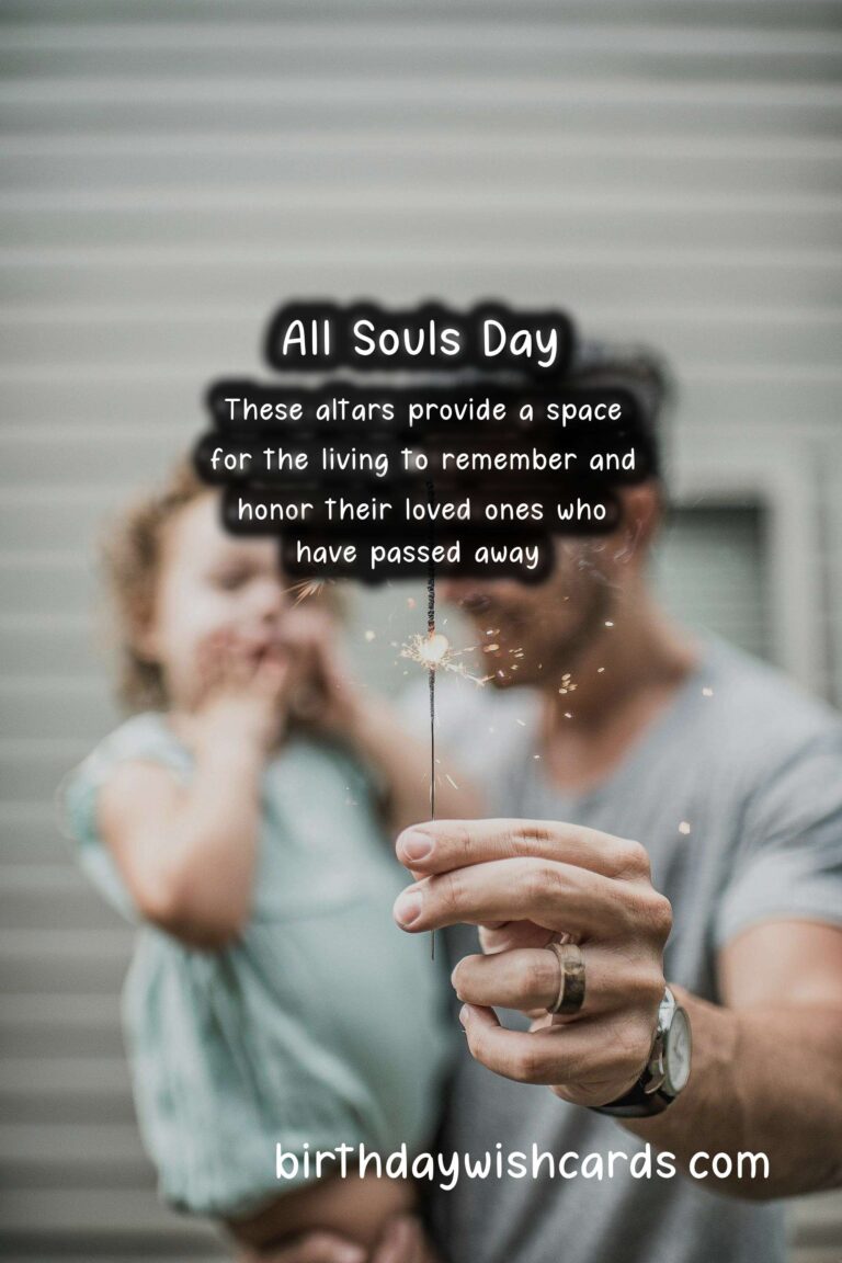 All Souls’ Day – November 1