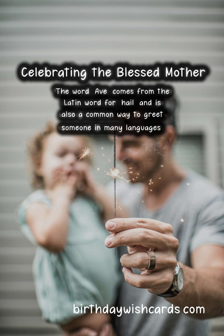 Ave Maria Day – Celebrating the Blessed Mother on September 8
