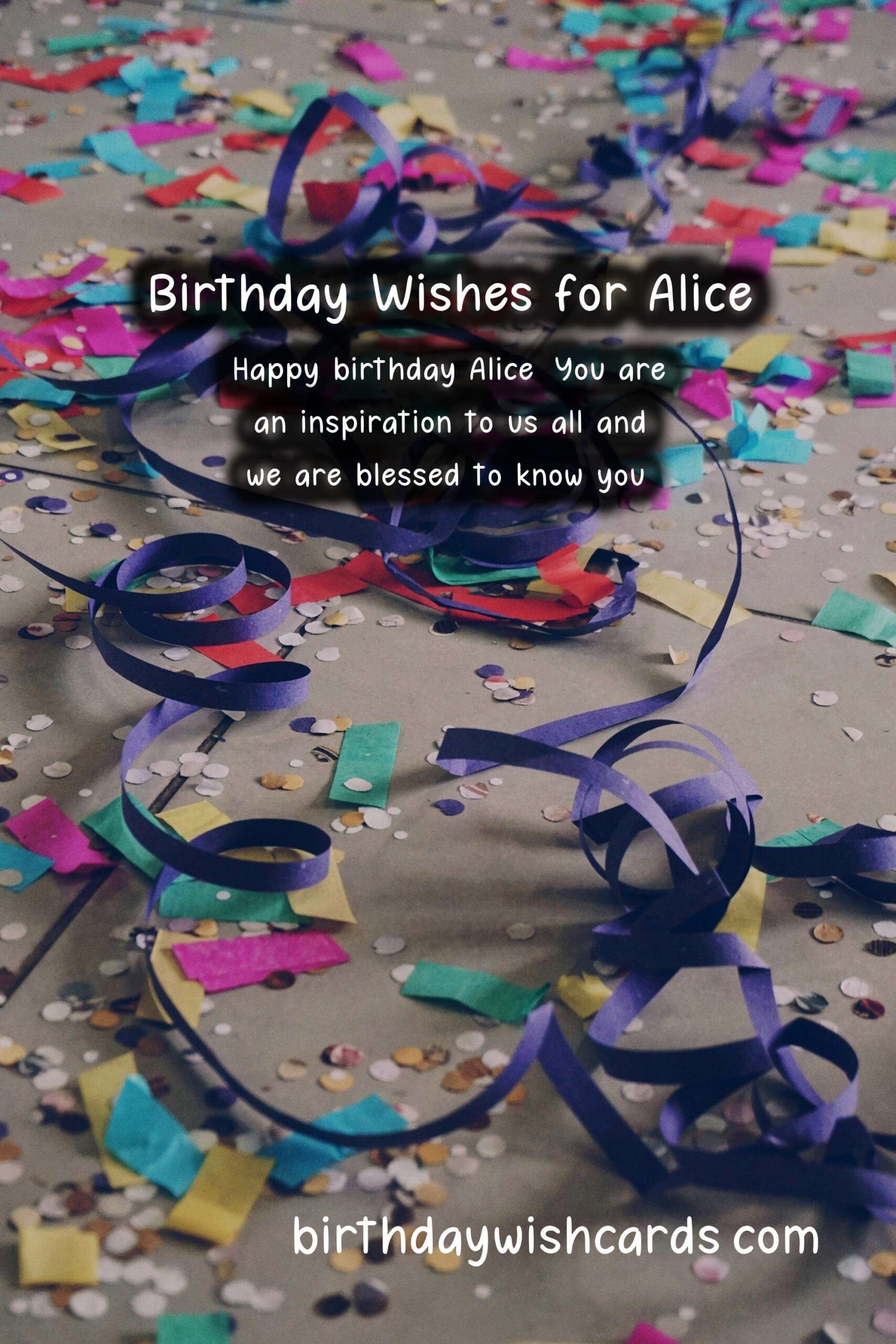 Birthday Wishes for Alice: Sweet Messages and Beautiful Images