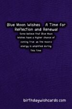 Birthday Wish Cards | Blood Moon Wishes: Mystical Lunar Moments