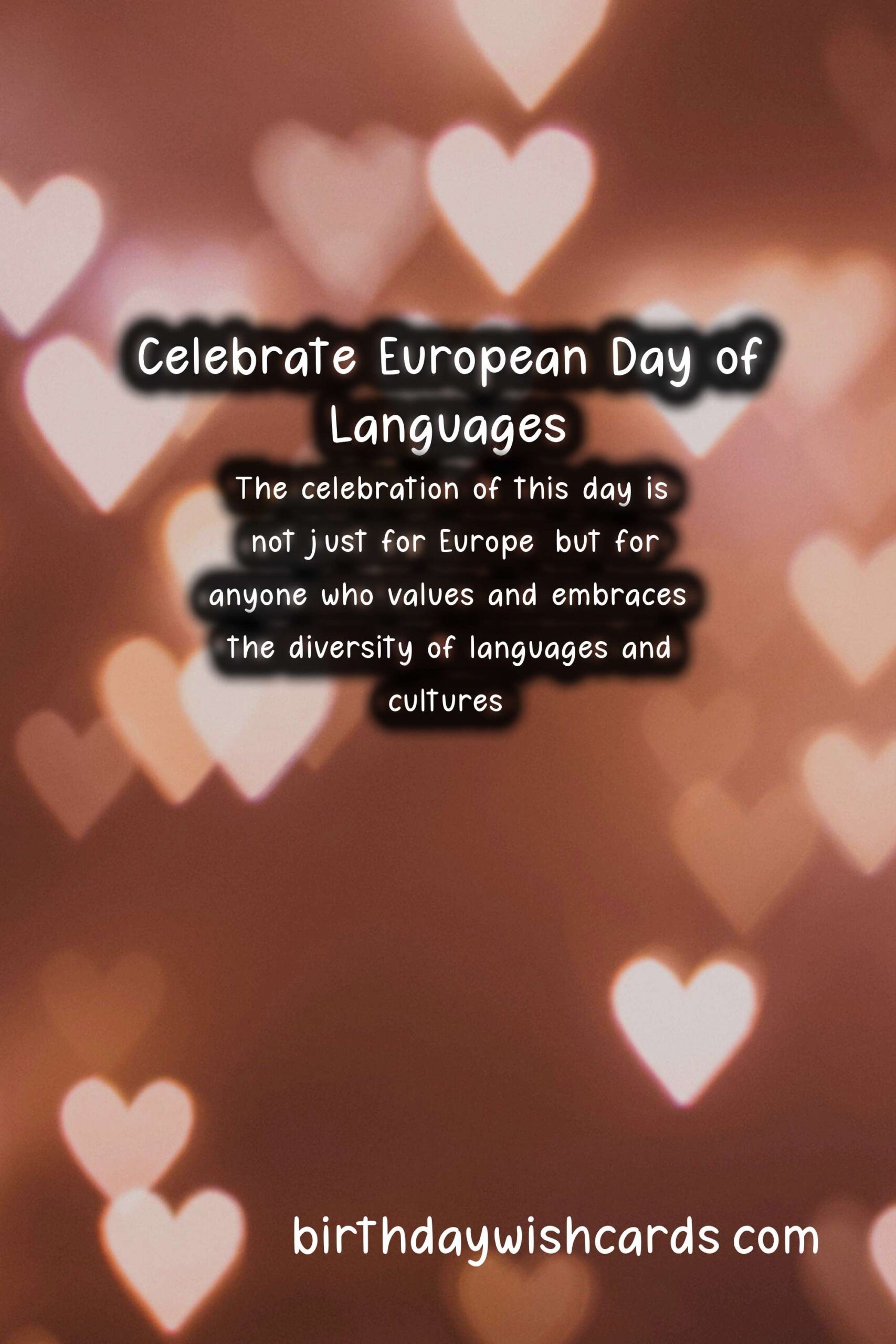 Celebrate European Day of Languages - September 26
