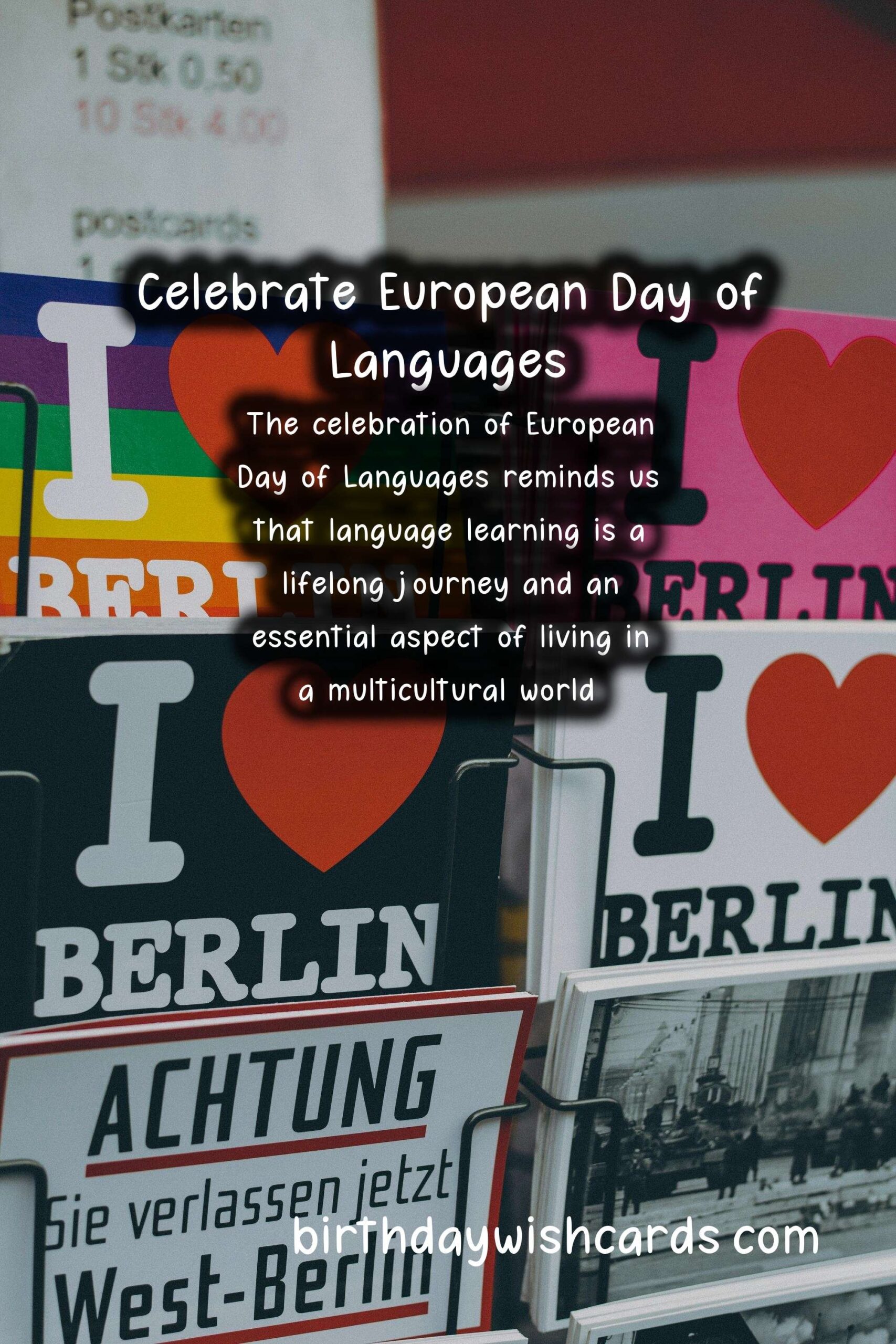 Celebrate European Day of Languages - September 26