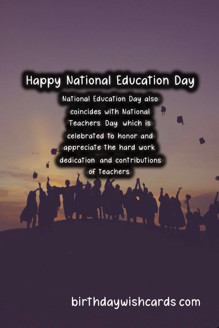 Celebrate National Education Day – May 2