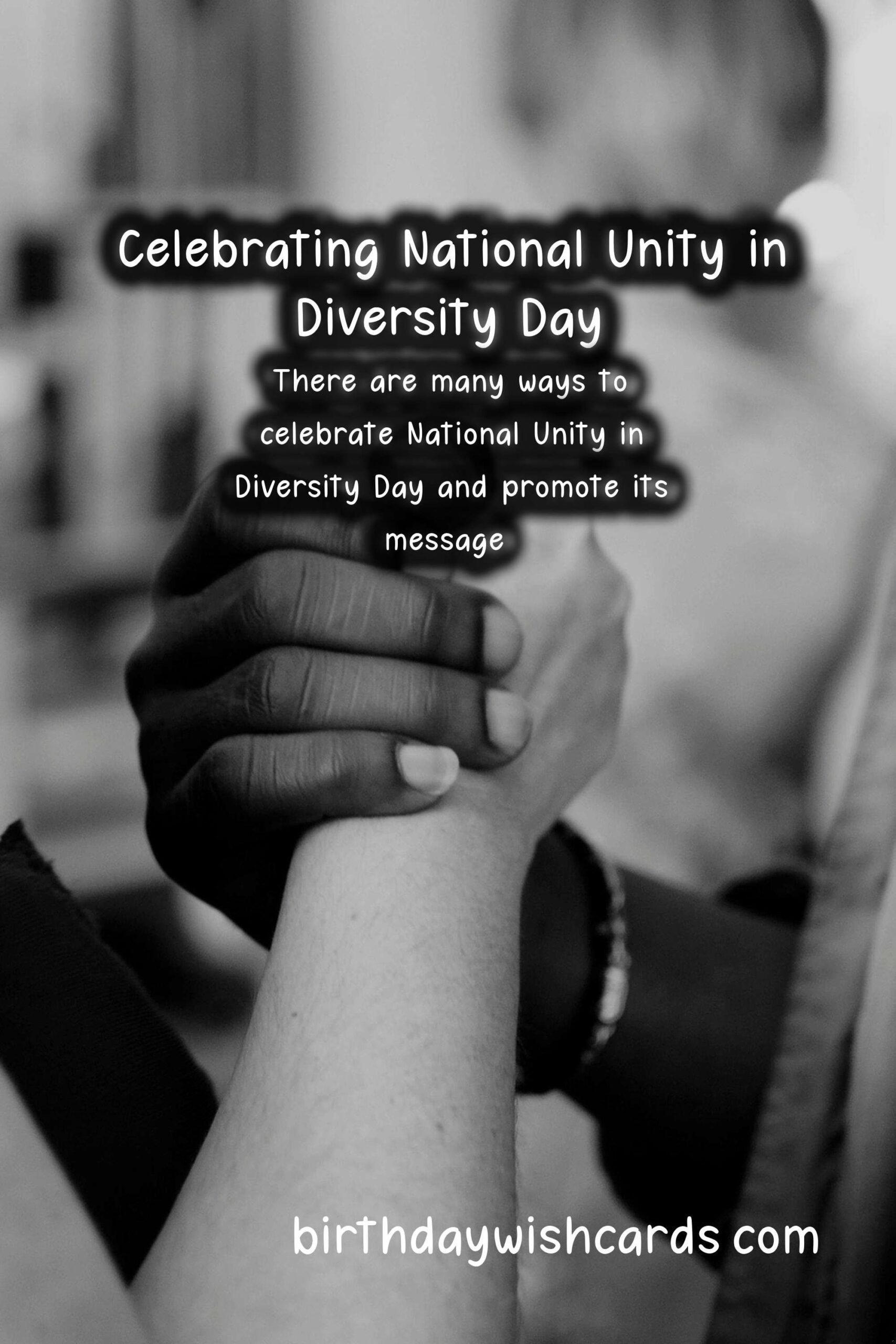 Celebrate National Unity in Diversity Day - May 20 with Joy and Harmony