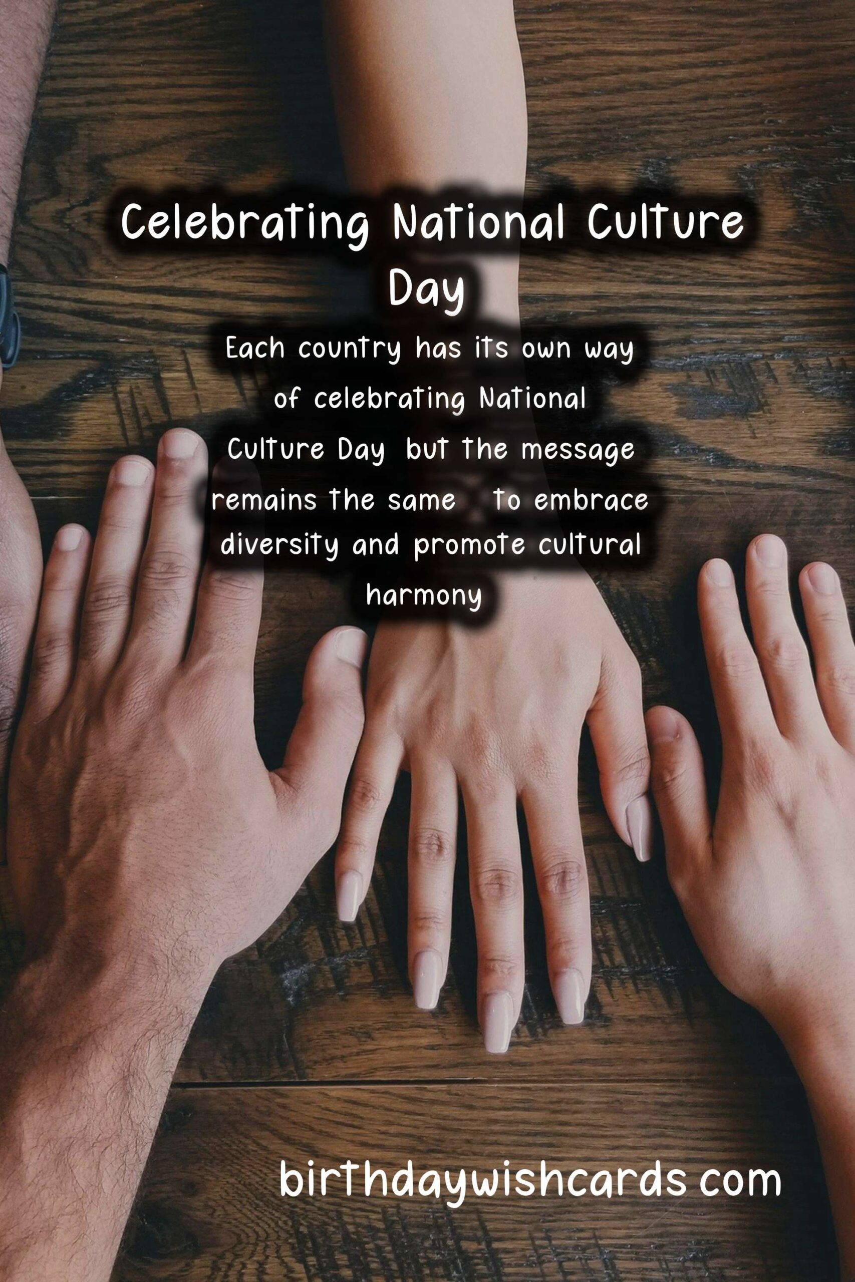 Celebrating National Culture Day - January 15th
