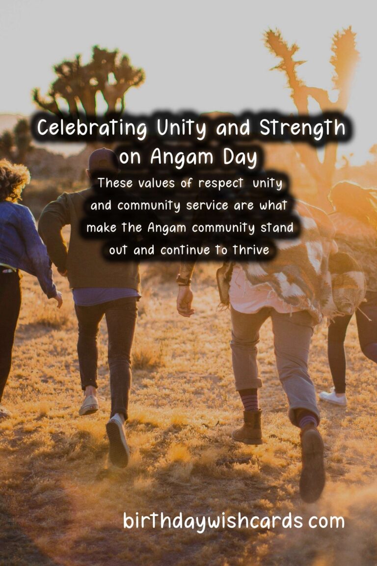 Celebrating Unity and Strength on April 30 – Angam Day