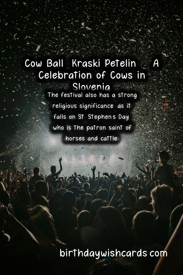 Cow Ball (Kraski Petelin) – 26 December