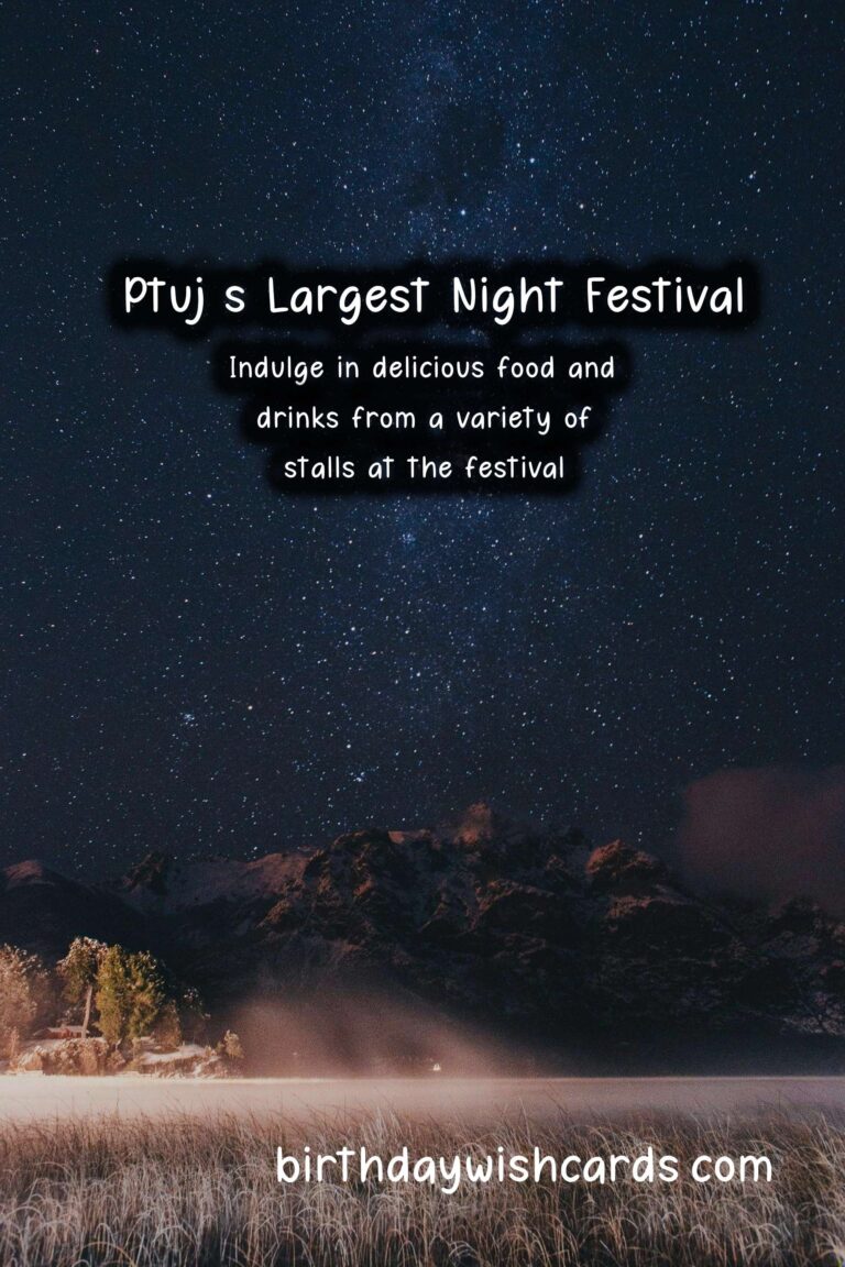 Experience the Excitement at Ptuj’s Largest Night Festival