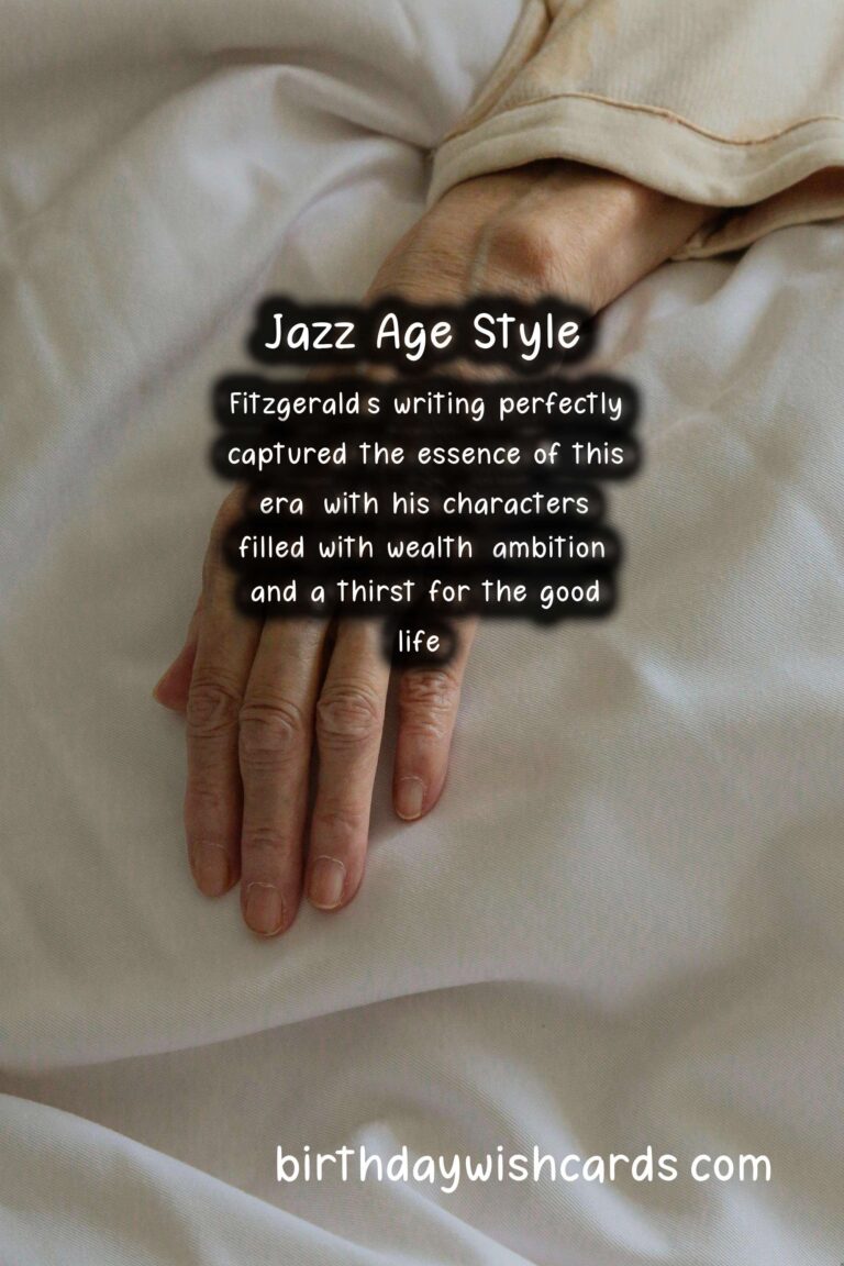 F. Scott Fitzgerald Birthday Wishes: Jazz Age Quotes and Gatsby Glamour