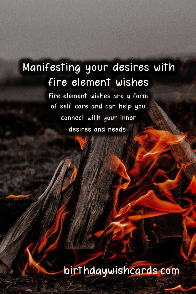 Fire Element Wishes: Igniting Passion and Energy