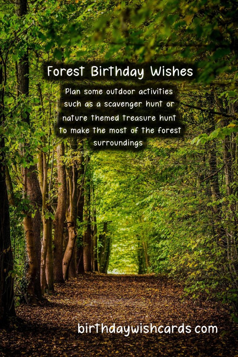 Forest Birthday Wishes: Lush and Enchanting Celebrations