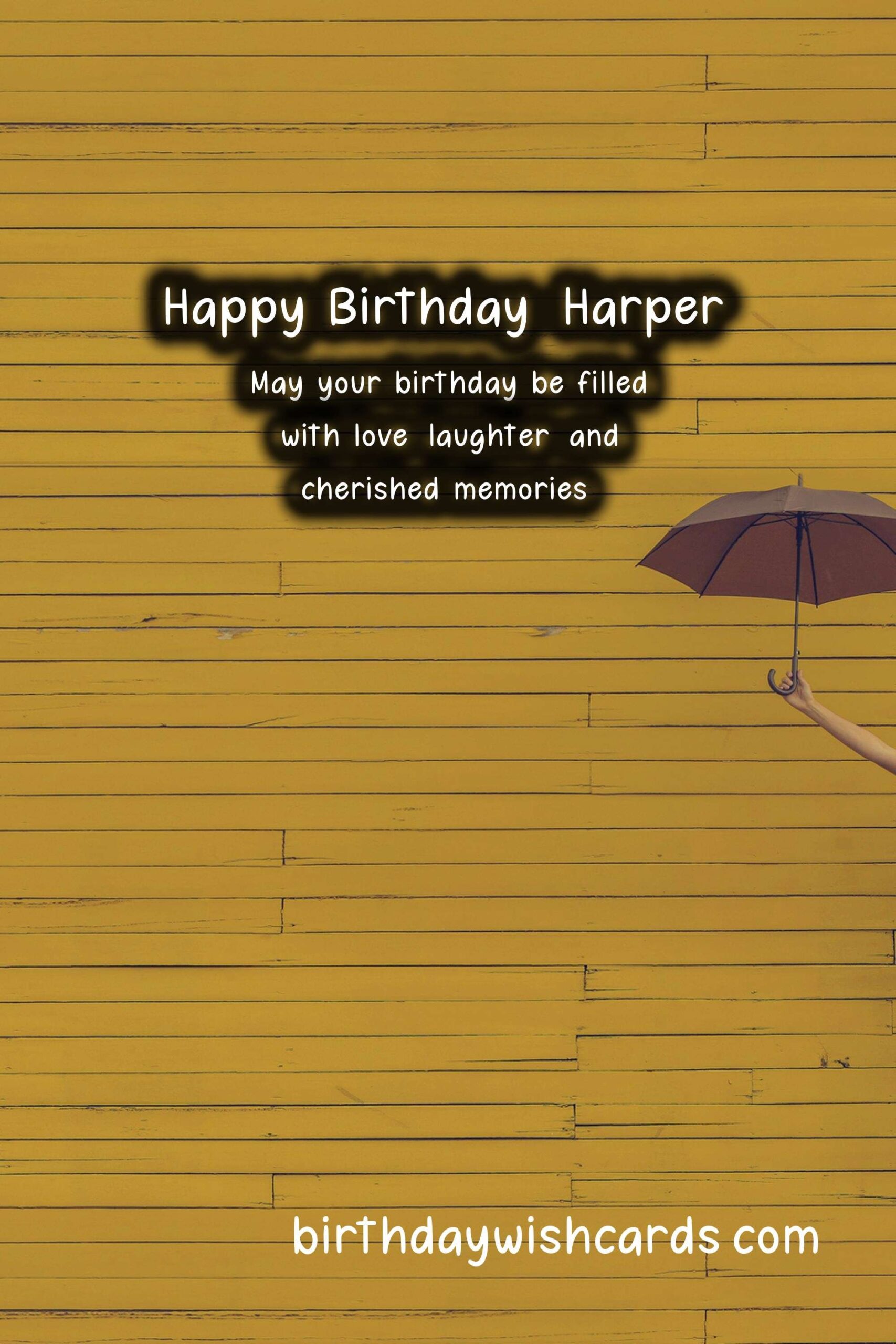 Happy Birthday, Harper! Wonderful Wishes and Beautiful Images
