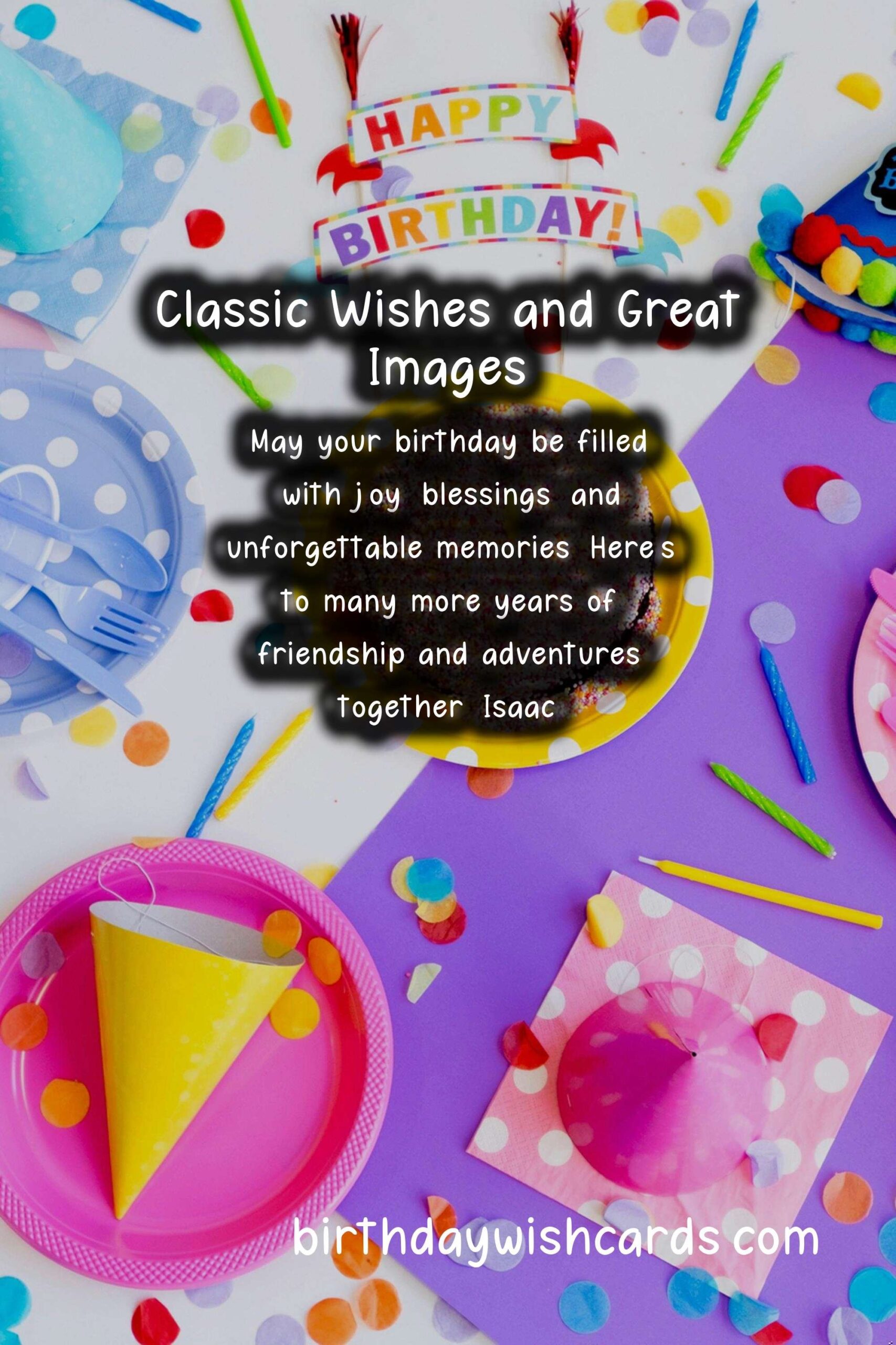 Happy Birthday, Isaac! Classic Wishes and Great Images