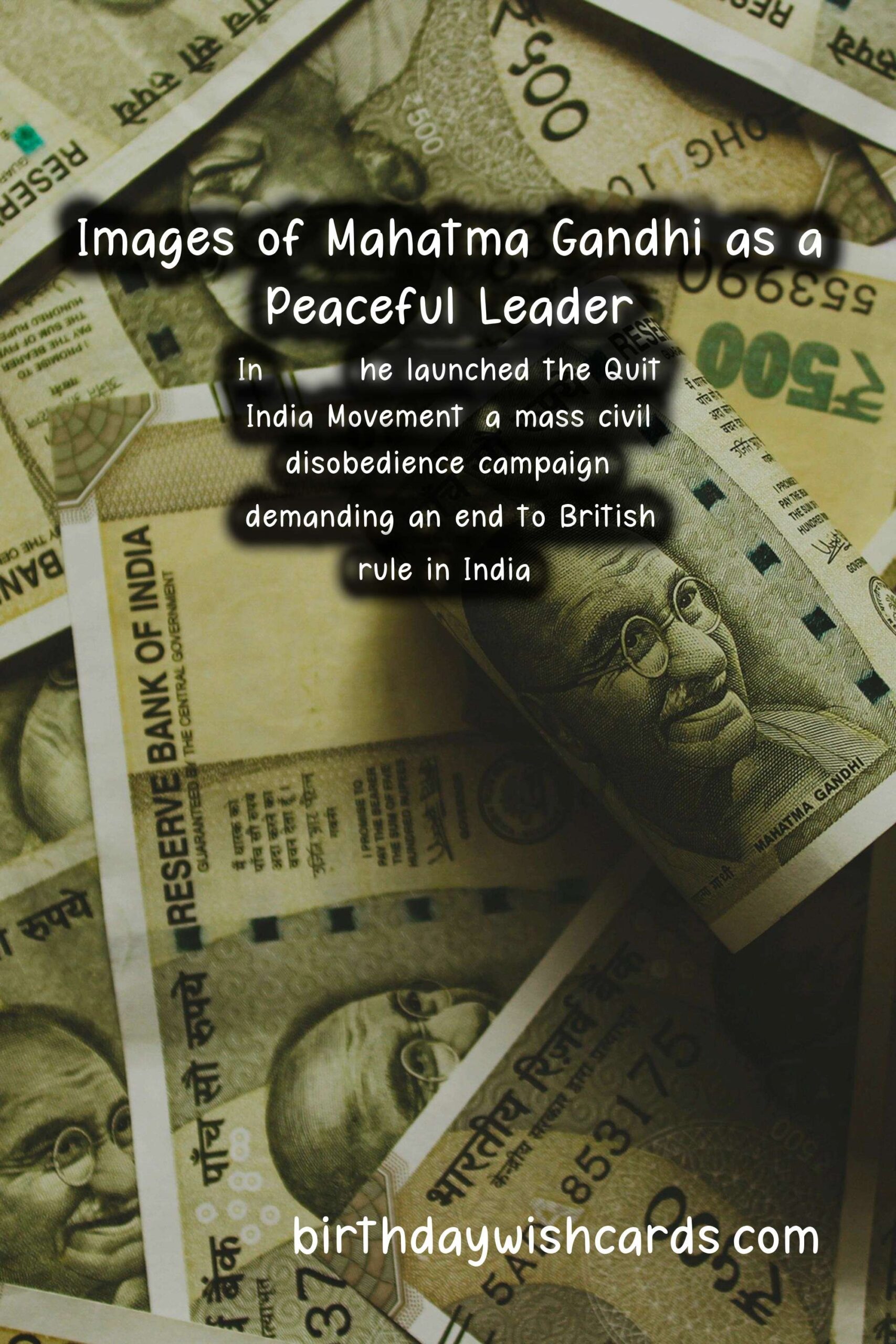 Honoring Mahatma Gandhi: Peaceful Leader Facts and Historic Images