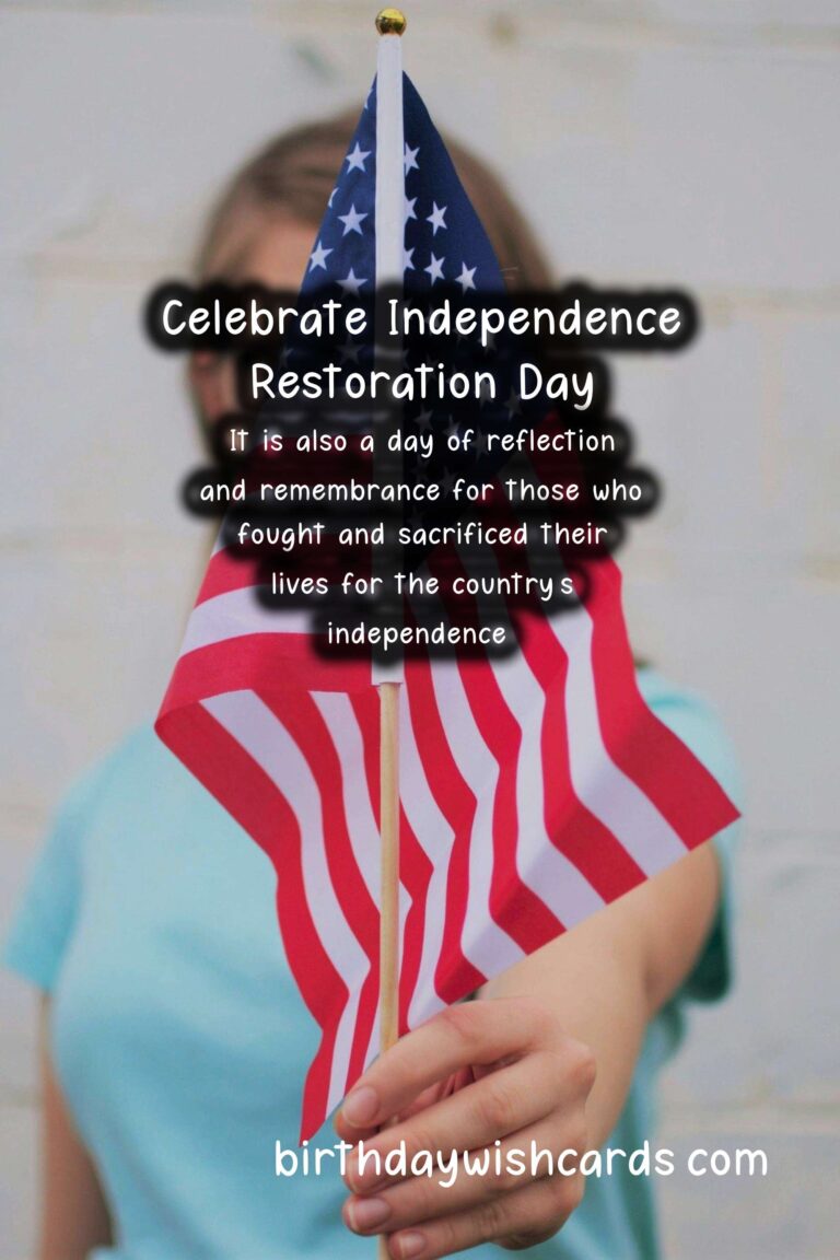 Independence Restoration Day – May 15, A Day of Reflection and Celebration