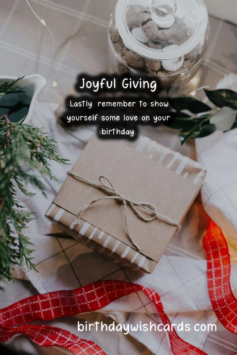 Joyful Giving: Acts of Kindness to Mark Your Birthday